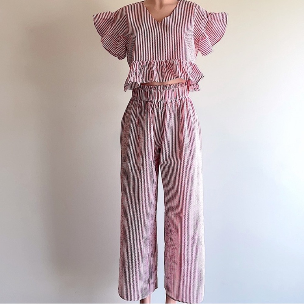 Seersucker two piece set